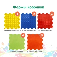 Модульный массажный коврик ОРТОДОН, набор №10 «Ассорти» Модульный массажный коврик ОРТОДОН, набор №10 «Ассорти»