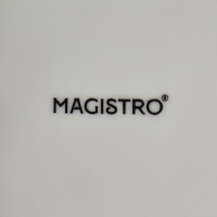 Тарелка фарфоровая квадратная Magistro &laquo;Цветок Бланш&raquo;, 30&times;30 см, цвет белый