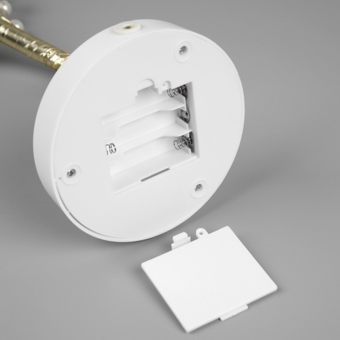 Светодиодный куст &laquo;Жемчужины золотистые&raquo; 45 см, 36 LED, постоянное свечение, батарейки ААх3 (не в комплекте), USB, свечение тёплое белое