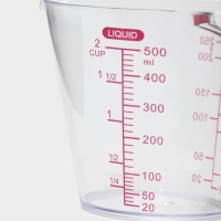 Стакан мерный, 500 мл, 16&times;9,7&times;11 см, цвет прозрачный