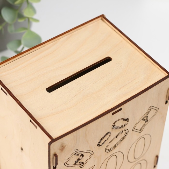 Копилка "300 000" 13,4х10х15 см (набор 6 деталей)