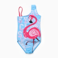 Купальник детский KAFTAN "Фламинго", рост 122-128 (34), голубой Купальник детский KAFTAN "Фламинго", рост 122-128 (34), голубой