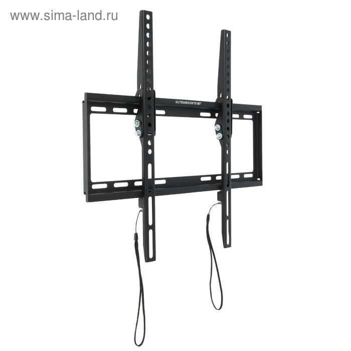 Кронштейн Ultramounts UM832T, для ТВ, наклонный, 32-55", 20.5 мм от стены, черный