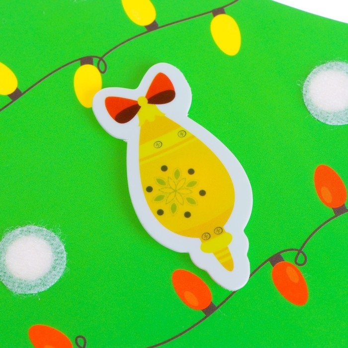 Новогодняя игра на липучках «Новый год! Ёлка», наряжаем ёлочку, сортируем игрушки Новогодняя игра на липучках «Новый год! Ёлка», наряжаем ёлочку, сортируем игрушки