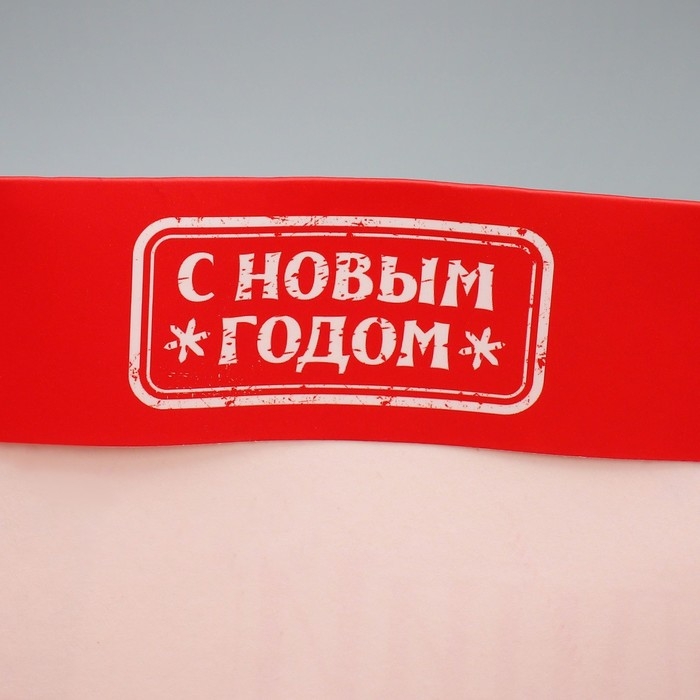 Пакет подарочный новогодний с широким дном &laquo;Новогодняя почта&raquo;, 25 х 19 х 18 см