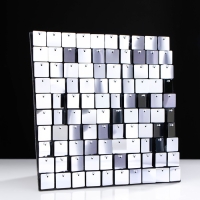 Панель с пайетками для фотозоны 30*30см, серебристый