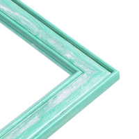 Рама для картин (зеркал) 30 х 40 х 4,2 см, дерево, Polina, зеленая Рама для картин (зеркал) 30 х 40 х 4,2 см, дерево, Polina, зеленая