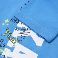 Футболка для мальчика, цвет голубой, рост 134