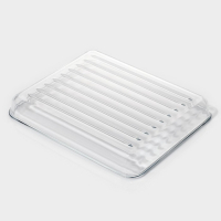 Форма для запекания и выпечки из жаропрочного стекла прямоугольная Доляна, 3 л, 34,5&times;28,5&times;4,6 см