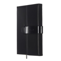 Ежедневник датированный 2024 A5 176 листов, deVENTE.Tudor, твёрдая обложка из искусственной кожи, ляссе, кремовый блок 70 г/м2, чёрный