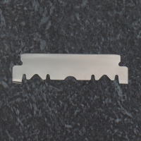 Опасная бритва, шаветт, без лезвия, 16,5/24 &times; 2,5 &times; 1,3 см, пластиковая, цвет чёрный/серебристый