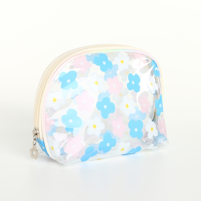 Набор косметичек 2 в 1 на молнии, цвет бежевый Набор косметичек 2 в 1 на молнии, цвет бежевый