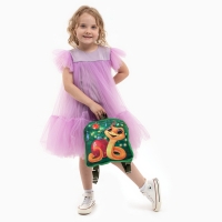 Новый год. Рюкзак детский новогодний &laquo;Змейка у ёлки&raquo;, 24х24 см