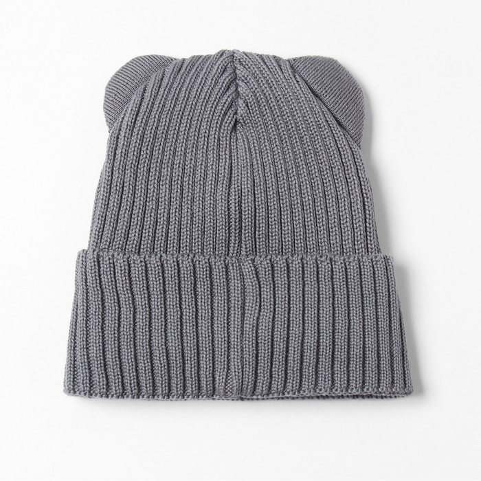 Шапка детская MINAKU, размер 44-46, цвет серый