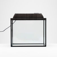 Аквариум "Прямоугольный" с крышкой, 20 литров, 36 х 19 х 29/34 см, венге