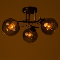 Люстра "Саманта" 3хЕ27 40Вт черный 40х40х23 см BayerLux Люстра "Саманта" 3хЕ27 40Вт черный 40х40х23 см BayerLux