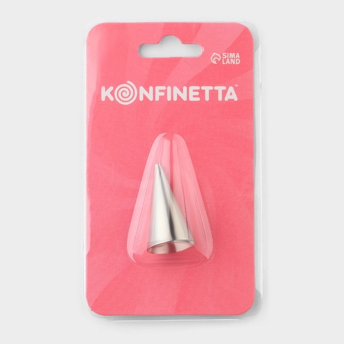 Насадка кондитерская KONFINETTA &laquo;Круг&raquo;, основание d=1,8 см, выход d=3 мм, № 3