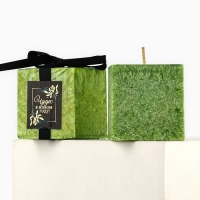 Свеча интерьерная новогодняя &laquo;Чудес&raquo; на Новый год, зеленая, 5 х 5 см