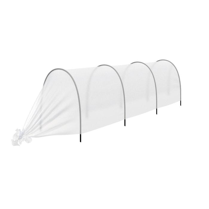 Парник прошитый, длина 4 м, 4 дуги из пластика, дуга L = 2 м, d = 16 мм, спанбонд 35 г/м², «Малышок» Парник прошитый, длина 4 м, 4 дуги из пластика, дуга L = 2 м, d = 16 мм, спанбонд 35 г/м², «Малышок»