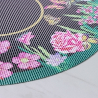 Салфетки сервировочные на стол Доляна &laquo;Роуз&raquo;, 4 шт, d=38 см