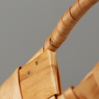 Корзина плетеная, 34 x 12 x H12,5/21/25 см, секвойя