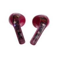 Наушники беспроводные R20, TWS, вкладыши, BT 5.3 , 30/200 мАч, шумоподавление, малиновые Наушники беспроводные R20, TWS, вкладыши, BT 5.3 , 30/200 мАч, шумоподавление, малиновые