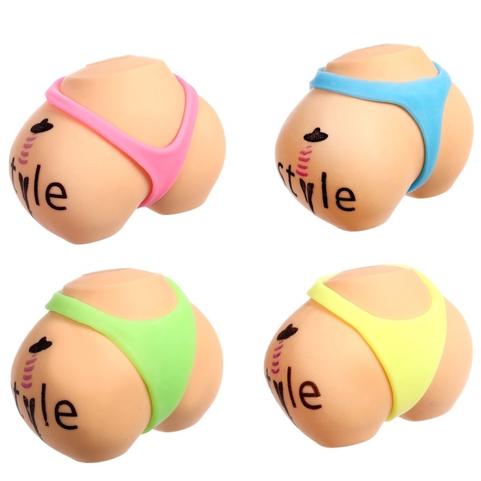 Антистресс мялка &laquo;Тропический релакс&raquo;, с пастой, набор 3 шт, МИКС