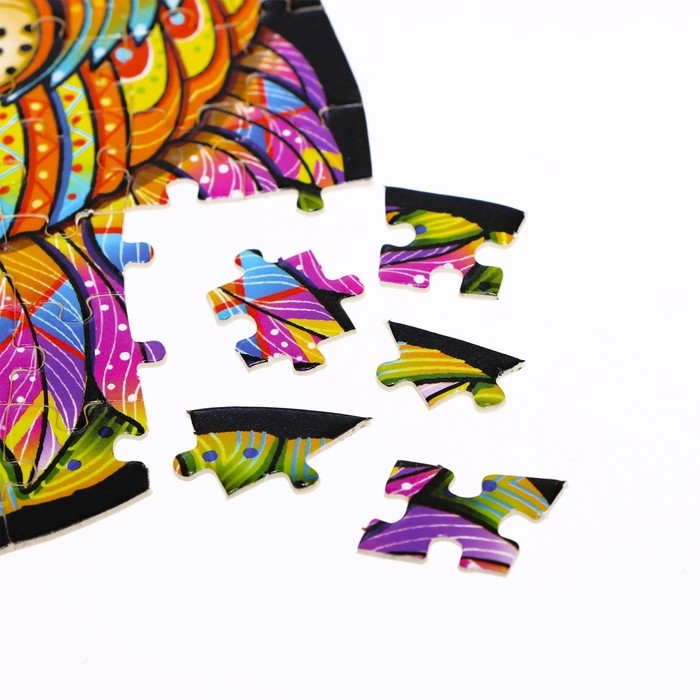 Фигурные пазлы 2 в 1 &laquo;Лесные хищники&raquo;, 71 и 81 деталь