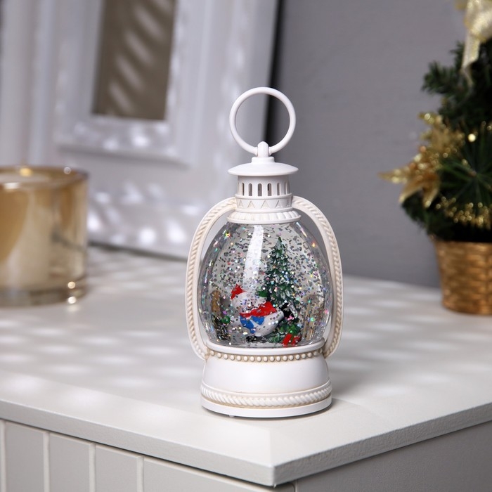 Светодиодная фигура «Снеговик и ёлка» 7 × 12.5 × 6.5 см, пластик, батарейки АААх2 (не в комплекте), свечение тёплое белое Светодиодная фигура «Снеговик и ёлка» 7 × 12.5 × 6.5 см, пластик, батарейки АААх2 (не в комплекте), свечение тёплое белое