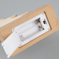 Светодиодная фигура &laquo;Ёлка&raquo; 15.5 &times; 23 &times; 5 см, дерево, батарейки АААх2 (не в комплекте), свечение тёплое белое