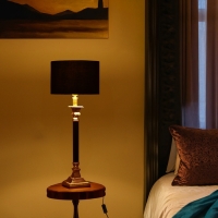 Светильник настольный" Стил" 1х60Вт, Е27 золотисто-чёрный 31х31х66 см Светильник настольный" Стил" 1х60Вт, Е27 золотисто-чёрный 31х31х66 см