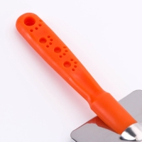 Пуходерка "Лапки" малая без капель, 6 х 12 см, оранжевая Пуходерка "Лапки" малая без капель, 6 х 12 см, оранжевая