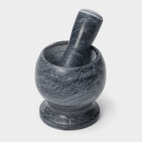 Ступка с толкушкой «Мрамор», из натурального камня Ступка с толкушкой «Мрамор», из натурального камня