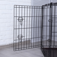 Клетка для собак №5 с поддоном, складная, 111 х 74 х 80 см