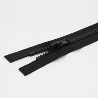 Молния &laquo;Трактор&raquo;, №8, разъёмная, 2 замка, замки автомат, 100 см, цвет чёрный, цена за 1 штуку