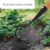 Мотыга, лезвие 10 см, длина 100 см, деревянный черенок, &laquo;Премиум&raquo;