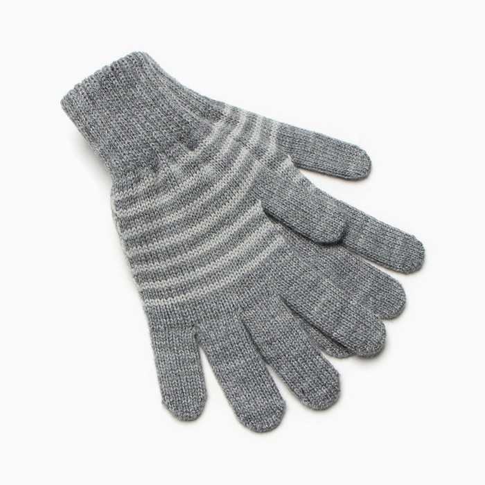 Перчатки женские, цвет тёмно-серый, размер 18 Перчатки женские, цвет тёмно-серый, размер 18