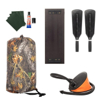 Лодка &laquo;Бриз 190&raquo; с гребками, цвет зелёный