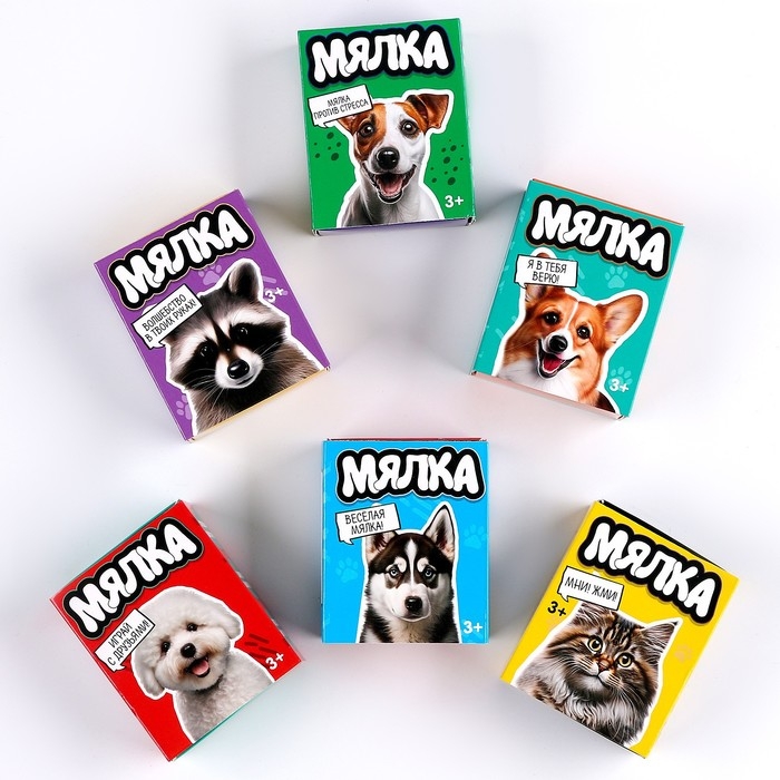 Антистресс сквиш мялка в коробочке &laquo;Животные&raquo;