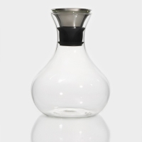 Декантер стеклянный с металлической крышкой Magistro &laquo;Богема&raquo;, 1,5 л, 15,5&times;20,5 см