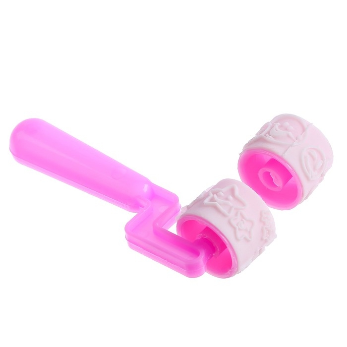 Печать цветная &laquo;Русалочка&raquo;, набор 3 шт., ролик-печать с 2 насадками, штемпельная подушка