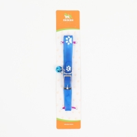 Ошейник со светящимися элементами "Наслаждение", 30 х 1 см, голубой Ошейник со светящимися элементами "Наслаждение", 30 х 1 см, голубой