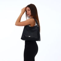 Сумка женская на молнии, цвет чёрный Сумка женская на молнии, цвет чёрный