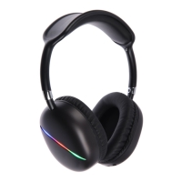 Наушники AKZ MAX10, беспроводные, полноразмерные, микрофон, подсветка, чёрные Наушники AKZ MAX10, беспроводные, полноразмерные, микрофон, подсветка, чёрные