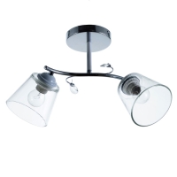 Люстра "Аиша" 2хЕ27 40Вт хром 45х26х27 см BayerLux Люстра "Аиша" 2хЕ27 40Вт хром 45х26х27 см BayerLux