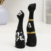 Фигура "Love Коты" набор 2шт черные 4х5х17.5см Фигура "Love Коты" набор 2шт черные 4х5х17.5см