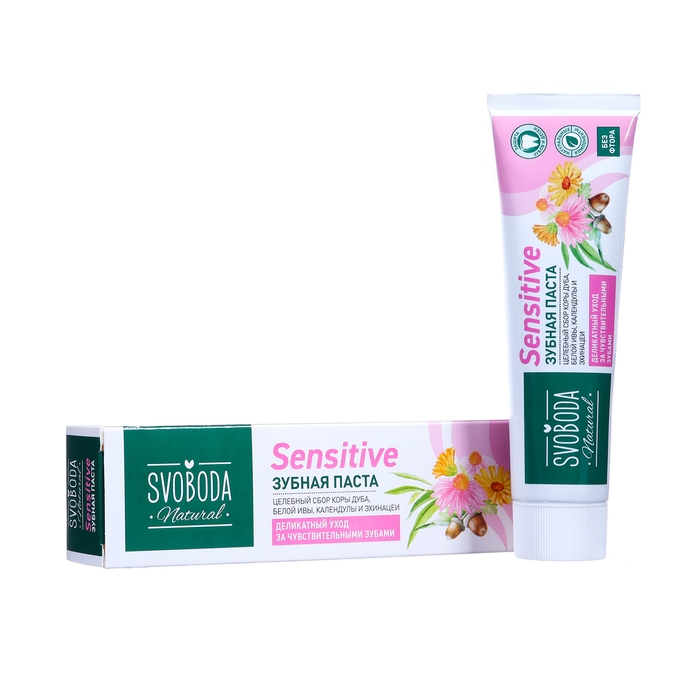 Зубная паста Svoboda Sensitive, 124 г Зубная паста Svoboda Sensitive, 124 г