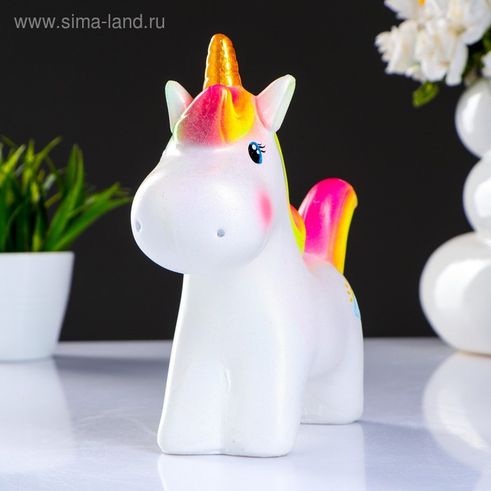Копилка Копилка "Единорог" радужный, 21х19см