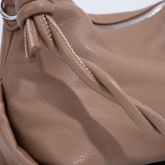 Сумка кросс-боди на молнии, цвет бежевый