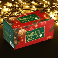 Гирлянда &laquo;Нить&raquo; 20 м, IP44, тёмная нить, 200 LED, свечение тёплое белое, 8 режимов, 220 В